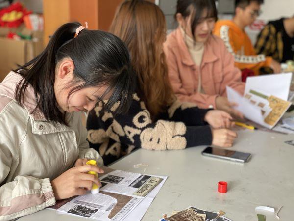 变身排版编辑，必赢官网学子DIY党史“纪念册”